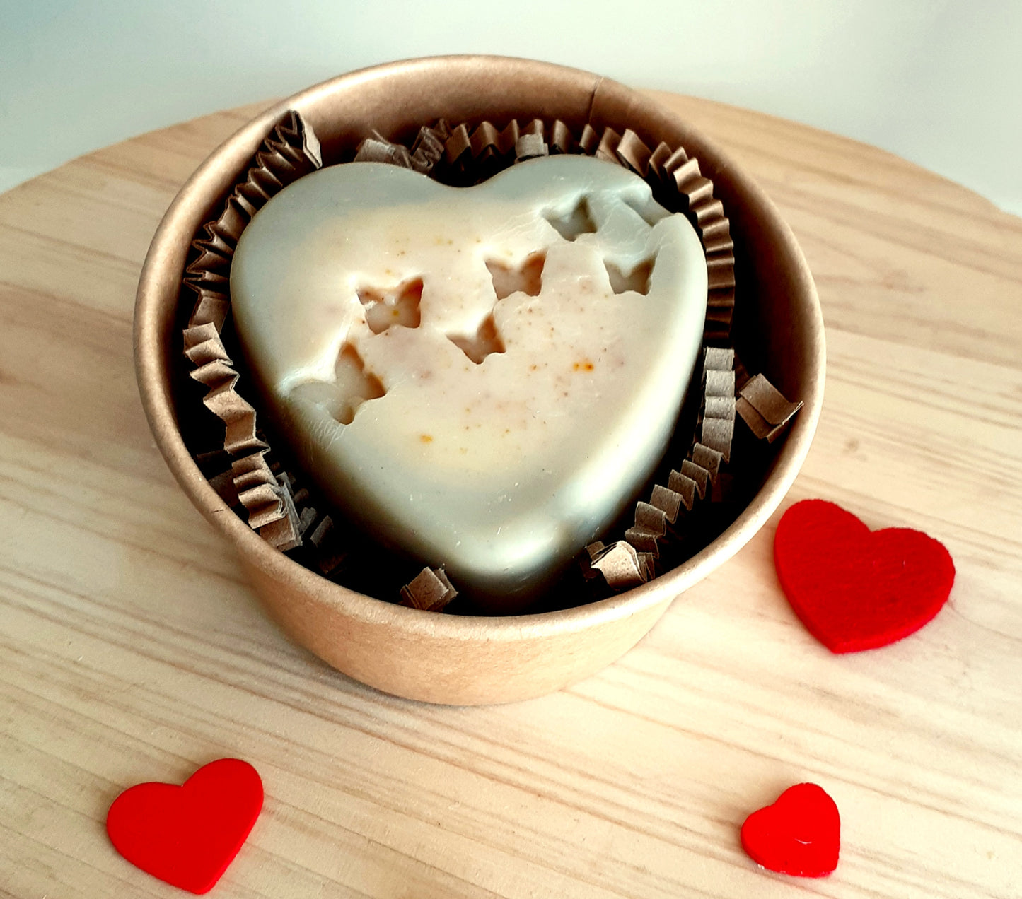 Gift soap heart