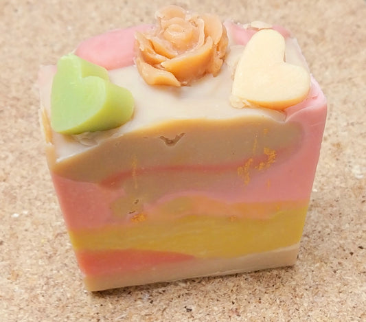 Savon naturel à la rose