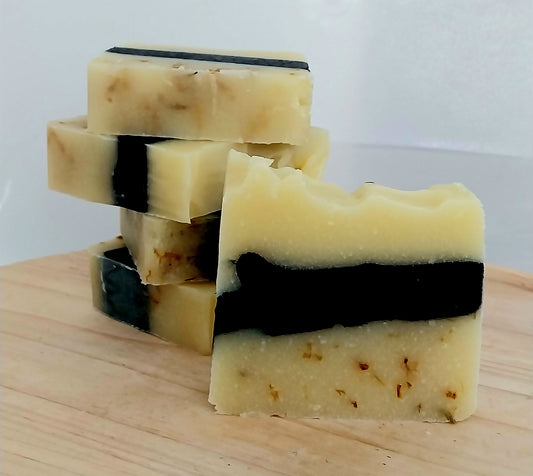 Raven black natural soap