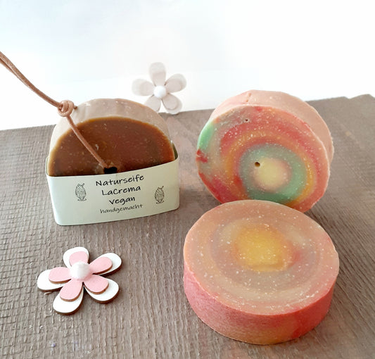 LaCrema shower soap with cord
