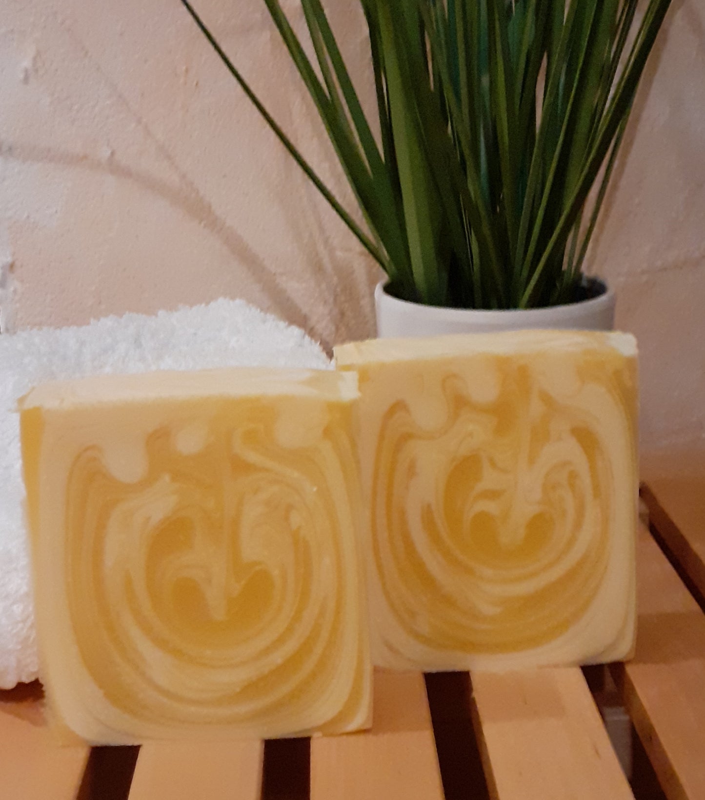 Lemon rain natural soap